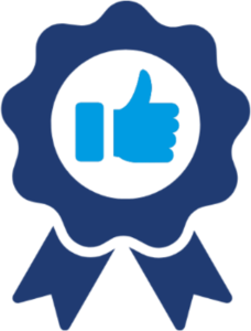 Ribbon icon for quality